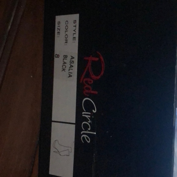 red circle Asalia ankle booty heels - Picture 7 of 8